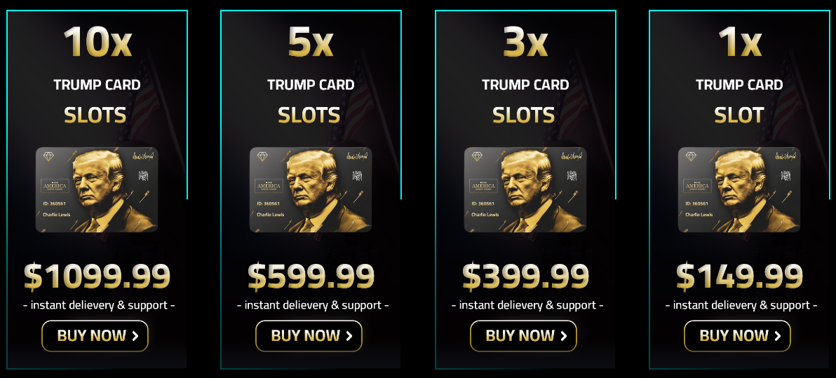 trumpcard price